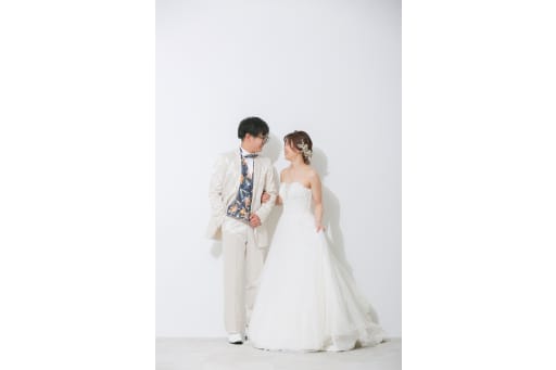 洋装最後はシンプルに