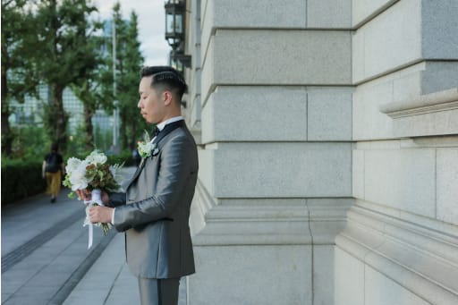 ご新郎様ソロショット