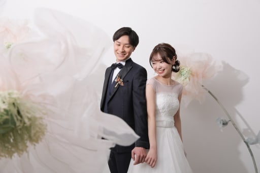 お花とお二人＾＾