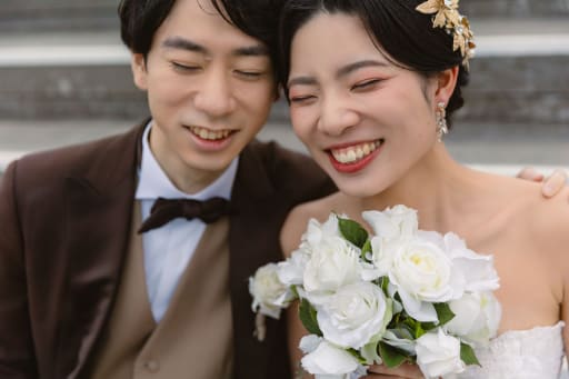 お顔を近づけて