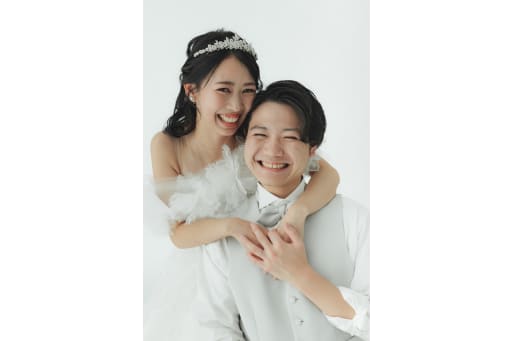 笑顔ショット