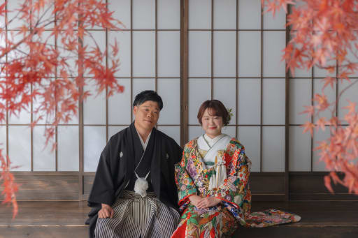 錦秋に刻む、夫婦の誓い