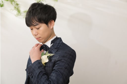 ご新郎様のソロショット