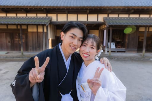 笑顔でピース！