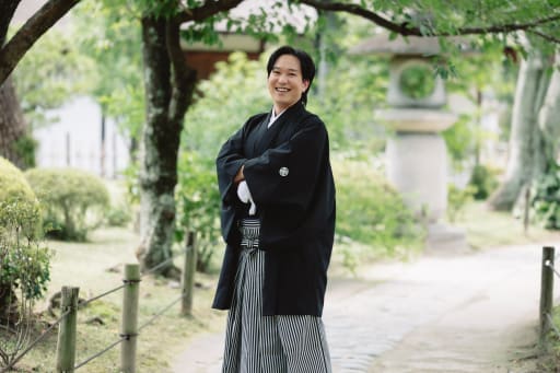 新郎様　ソロショット