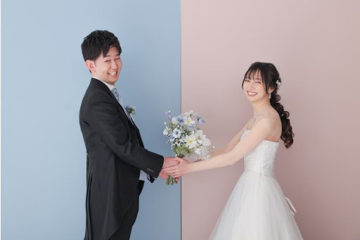 バイカラー背景