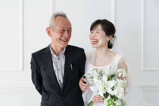 親子の笑顔
