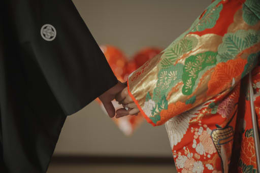  お店に帰ってきてからは色打掛に掛け替えていただきました