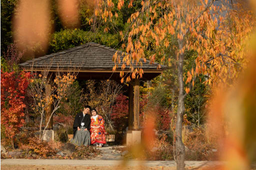 紅葉が綺麗な公園