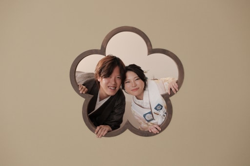 お花からひょこっ