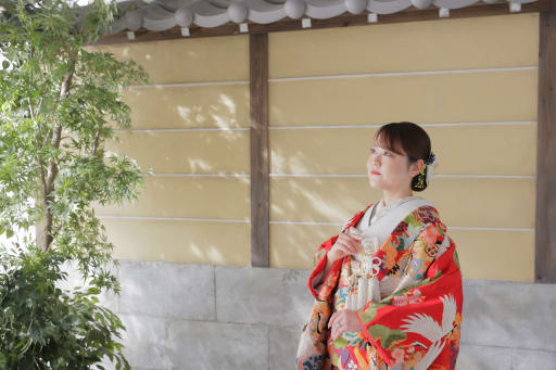 新婦さまのソロショット　