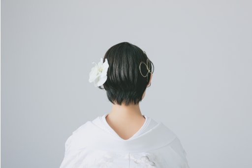 ヘアセットもしっかりと