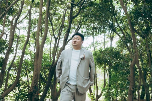 ご新郎様ソロショット