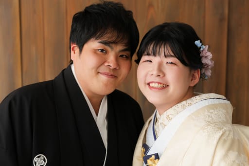 お顔を寄せて！