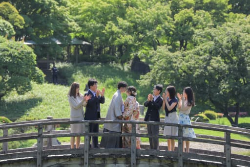 ご家族様からの祝福を・・・