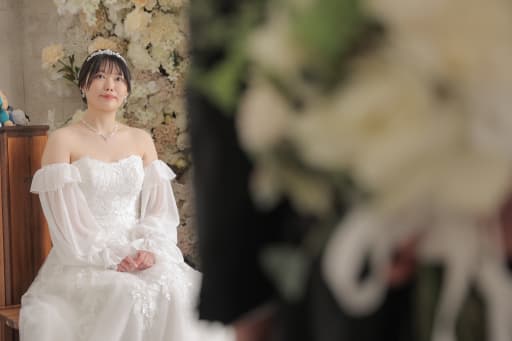 お袖をつけてガラリと雰囲気が変わります