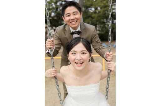 ノリノリでこの笑顔