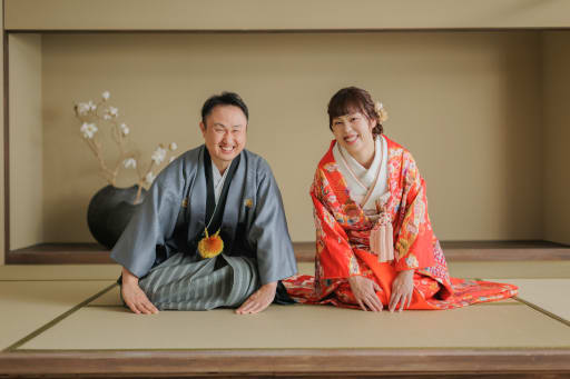 ぺこりとお辞儀ポーズ