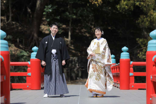 大阪のど真ん中で和装撮影を！