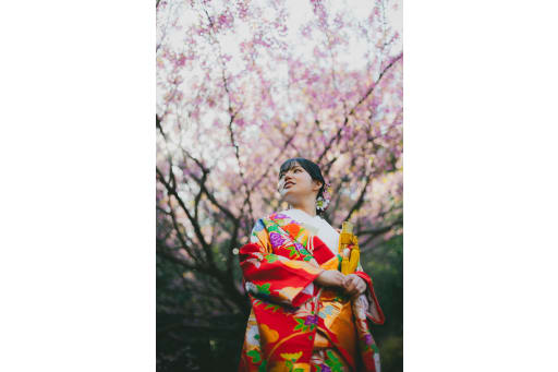 【花びらに彩られた、可憐な花嫁様】