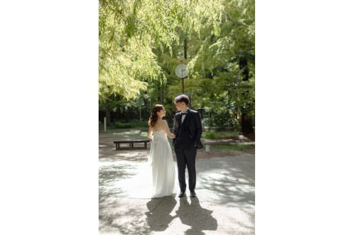 自然に歩きながら