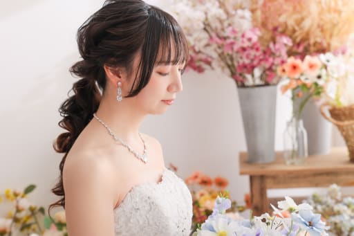 花嫁様の横顔