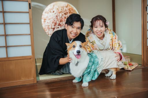 スタジオで