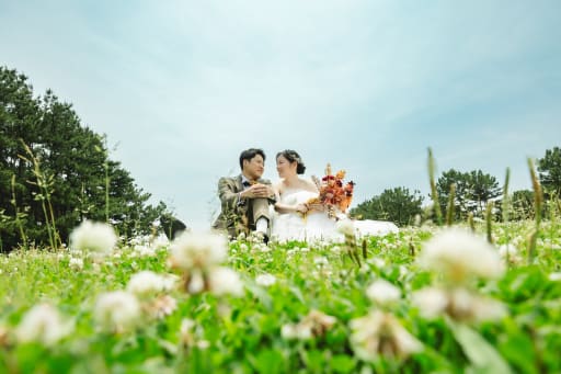 シロツメクサと一緒に！