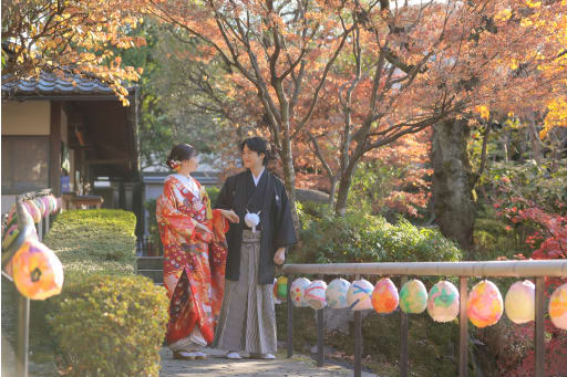 色打掛で