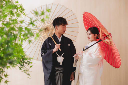 庭園にて
