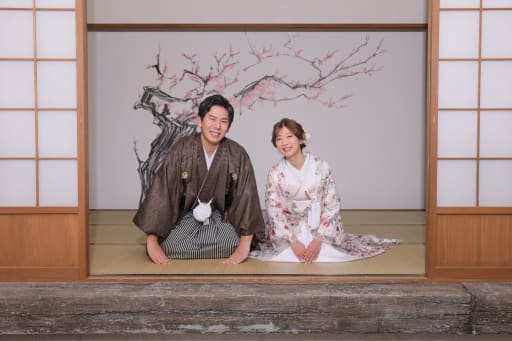 ラストカットは正座をして