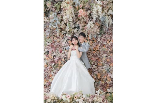 お花畑でギューッ！