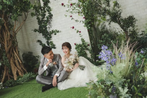 色んな背景で。