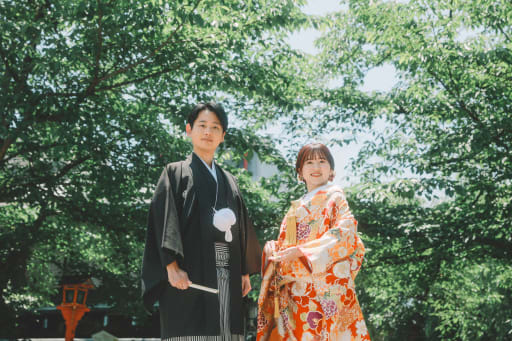 初夏らしい生き生きとした緑と