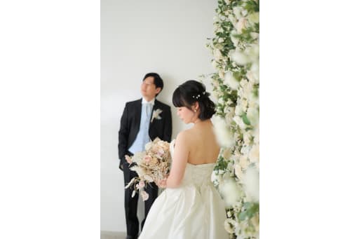 新郎様と二人でも