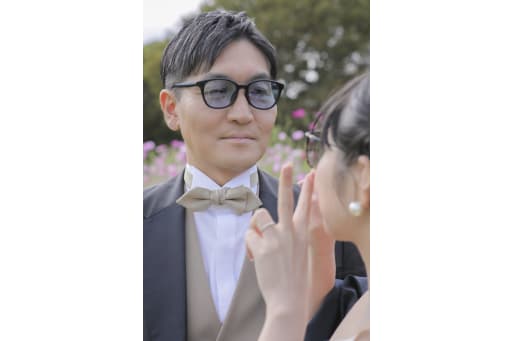 グラスの反射！