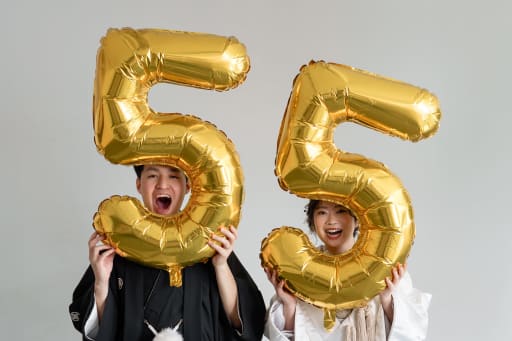 大きなバルーンで！