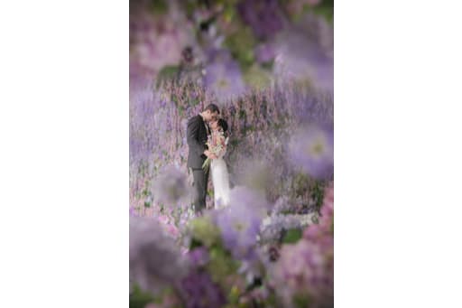 ふじの花に囲まれて！