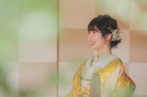 華やかな打掛。