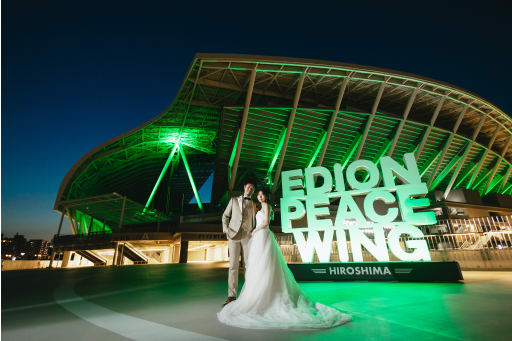 大迫力のスタジアムで