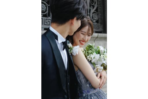 嬉しそうなご新婦様 