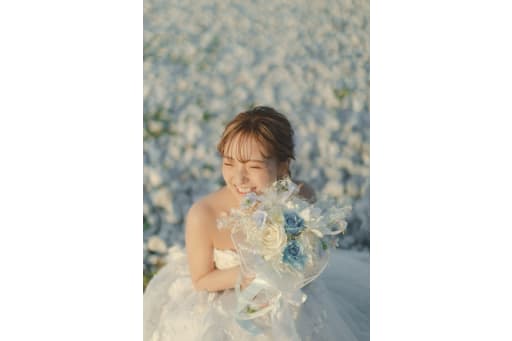 ブーケを持って！