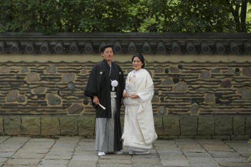 街中の日本庭園