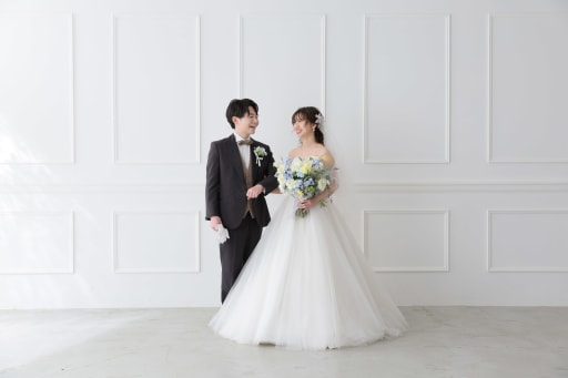 ハウススタジオで洋装も