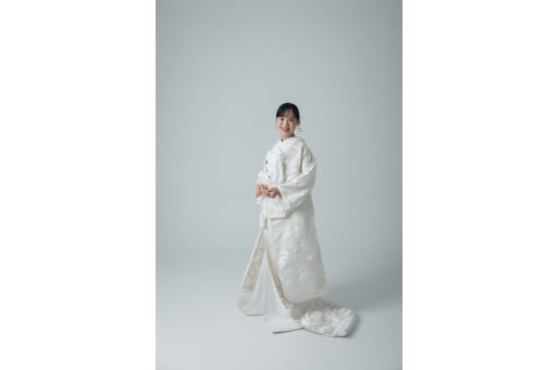 白無垢で撮影！