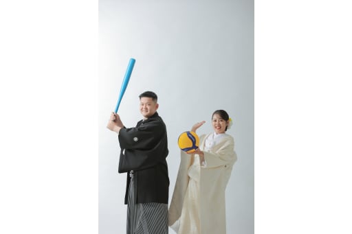 二人のだーいすきな競技でカシャ！！