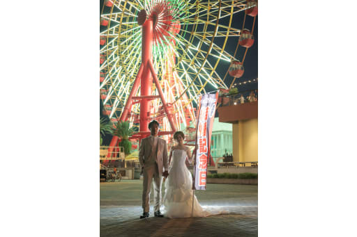 遠目からの写真も