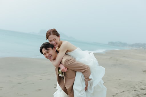 寒さも味方に！全力おんぶ