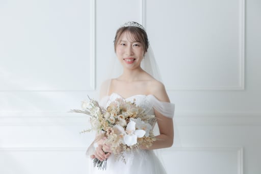 新婦様のソロショット