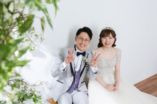 最後はカメラ目線で